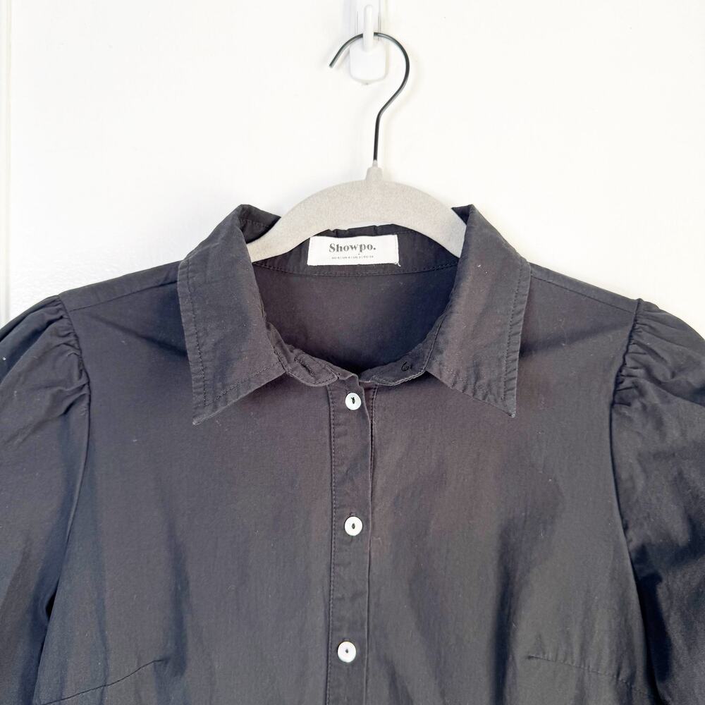 Showpo Collared Button Down Mini Shirt Dress Clas… - image 3